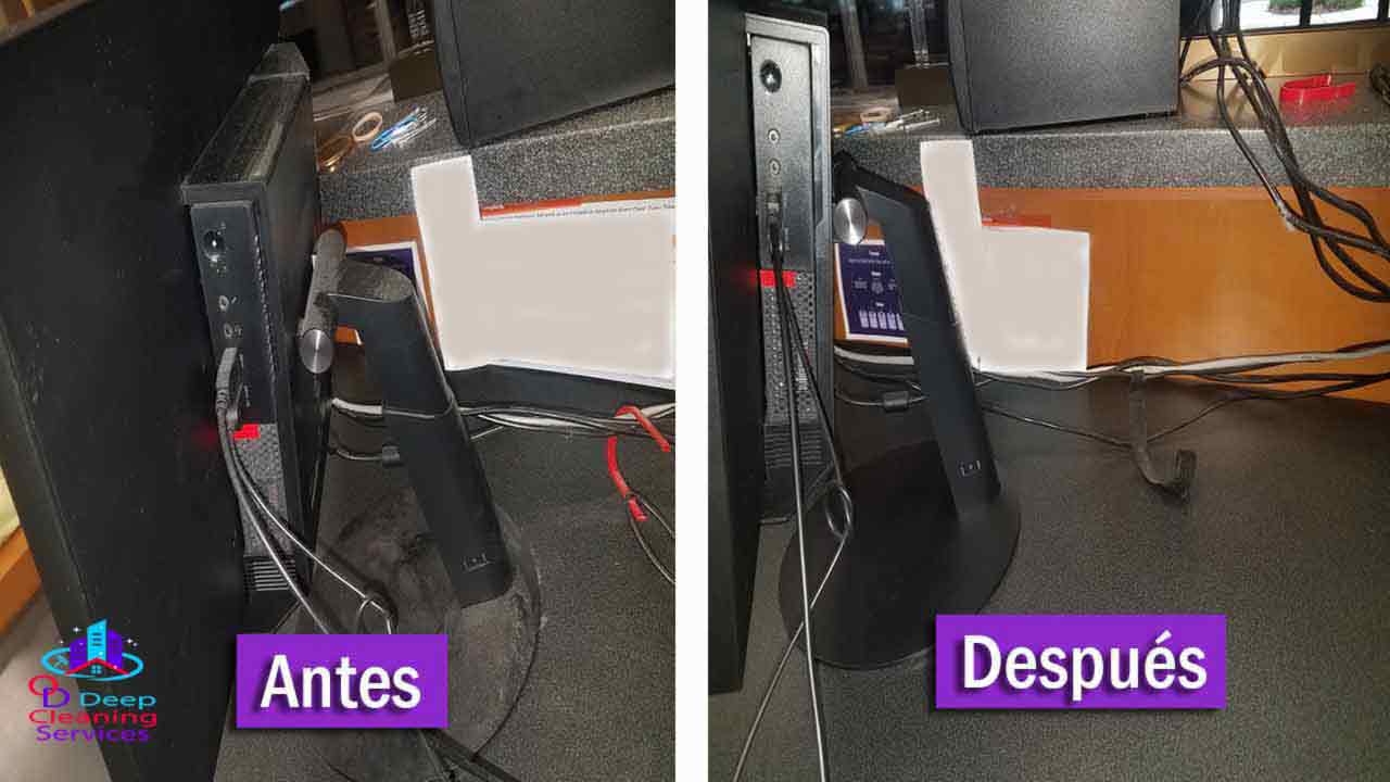 Limpieza De Monitor Y Escritorio